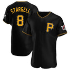 P.Pirates #8 Willie Stargell Player Black Alternate 2025 Home Limited Elite Fdoa Stitched Jerseys