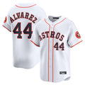 H.Astros #44 Yordan Alvarez Player White Home Limited Fdoa Stitched Jerseys