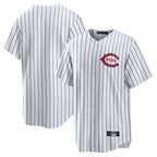 C.Reds ## Red Blank Player White Stripe Field of Dreams Game Home Fdoa Stitched Jerseys
