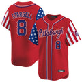P.Pirates #8 Willie Stargell Player Red 2025 Independence Day Vapor Premier Limited Fdoa Stitched Jerseys
