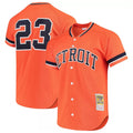 D.Tigers #23 Kirk Gibson Player Orange DMitchell & Ness Cooperstown Collection Batting Limited Fdoa Stitched Jerseys