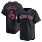 C.Guardians #4 Brayan Rocchio Player Navy Limited Home Game Fdoa Stitched Jerseys