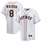 H.Astros #8 Christian Walker Player White Home Game Fdoa Stitched Jerseys