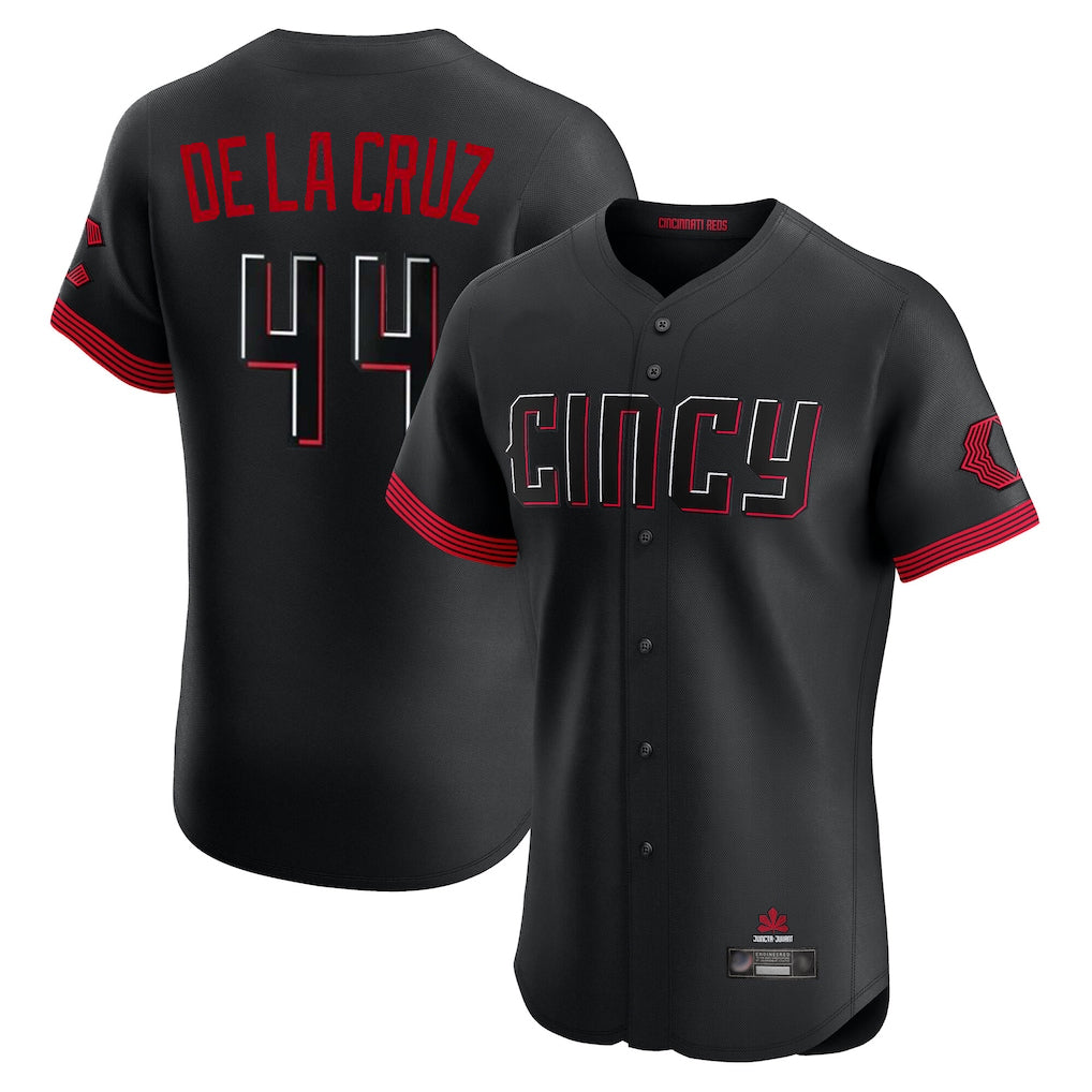 C.Reds #44 Elly De La Cruz Player Black City Connect Limited Elite Home Fdoa Stitched Jerseys