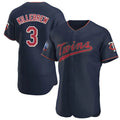 M.Twins #3 Harmon Killebrew Player Navy 60th Home Limited Elite Fdoa Stitched Jerseys