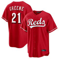 C.Reds #21 Hunter Greene Player Red Home Game Fdoa Stitched Jerseys
