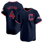 C.Guardians #4 Brayan Rocchio Player Navy Limited Home Fdoa Stitched Jerseys
