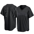 S.Mariners #24 Ken Griffey Jr Player Black Replica Fashion T-shirt Fdoa Stitched Jerseys