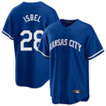 KC.Royals #28 Kyle Isbel Player Royal Game Home Fdoa Stitched Jerseys