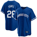 KC.Royals #28 Kyle Isbel Player Royal Game Home Fdoa Stitched Jerseys