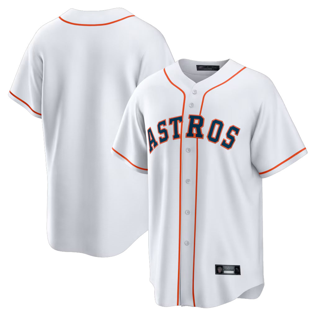 H.Astros ## Astros Blank Player White Home Game Fdoa Stitched Jerseys