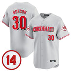 C.Reds #30 Ken Griffey Player Gray Vapor Premier Limited Home Fdoa Stitched Jerseys