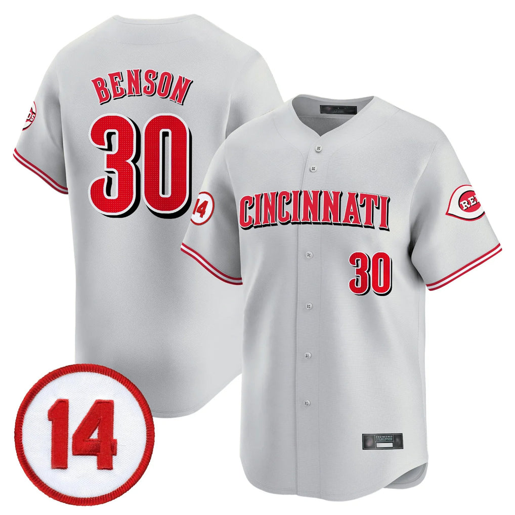 C.Reds #30 Ken Griffey Player Gray Vapor Premier Limited Home Fdoa Stitched Jerseys