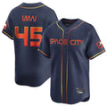 H.Astros #45 Tatsuya Imai Player Navy City Connect Home Limited Fdoa Stitched Jerseys