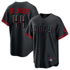 C.Reds #44 Elly De La Cruz Player Black City Connect Home Game Fdoa Stitched Jerseys