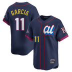 KC.Royals #11 Maikel Garcia Player Navy Limited American League All-Star Edition Fdoa Stitched Jerseys