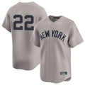 NY.Yankees #22 Ben Rice Player Gray Limited Fdoa Stitched Jerseys