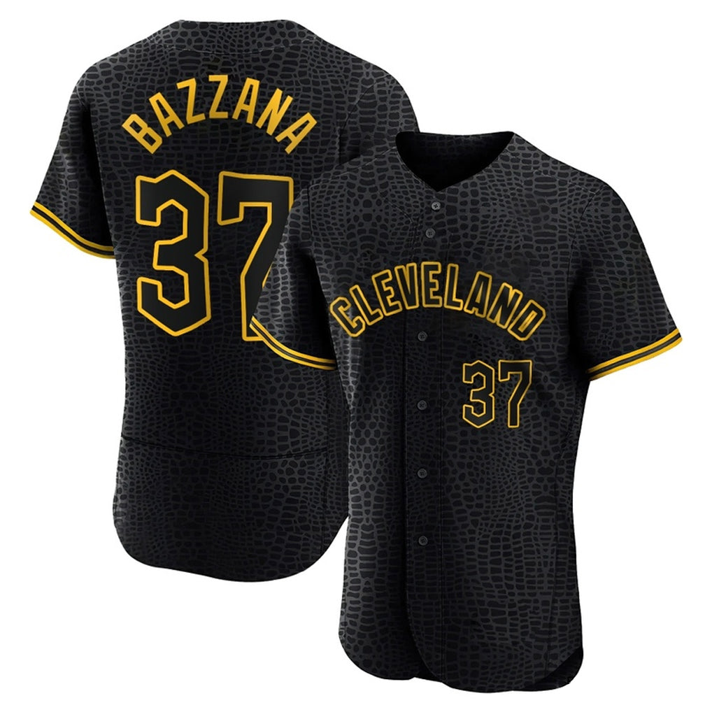 C.Guardians #37 Travis Bazzana Player Black Snake Skin City Limited Elite Home Fdoa Stitched Jerseys