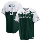 C.Rockies #9 Brenton Doyle Player Green City Connect Home Game Fdoa Stitched Jerseys