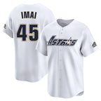 H.Astros #45 Tatsuya Imai Player White Throwback Cooperstown Collection Limited Fdoa Stitched Jerseys