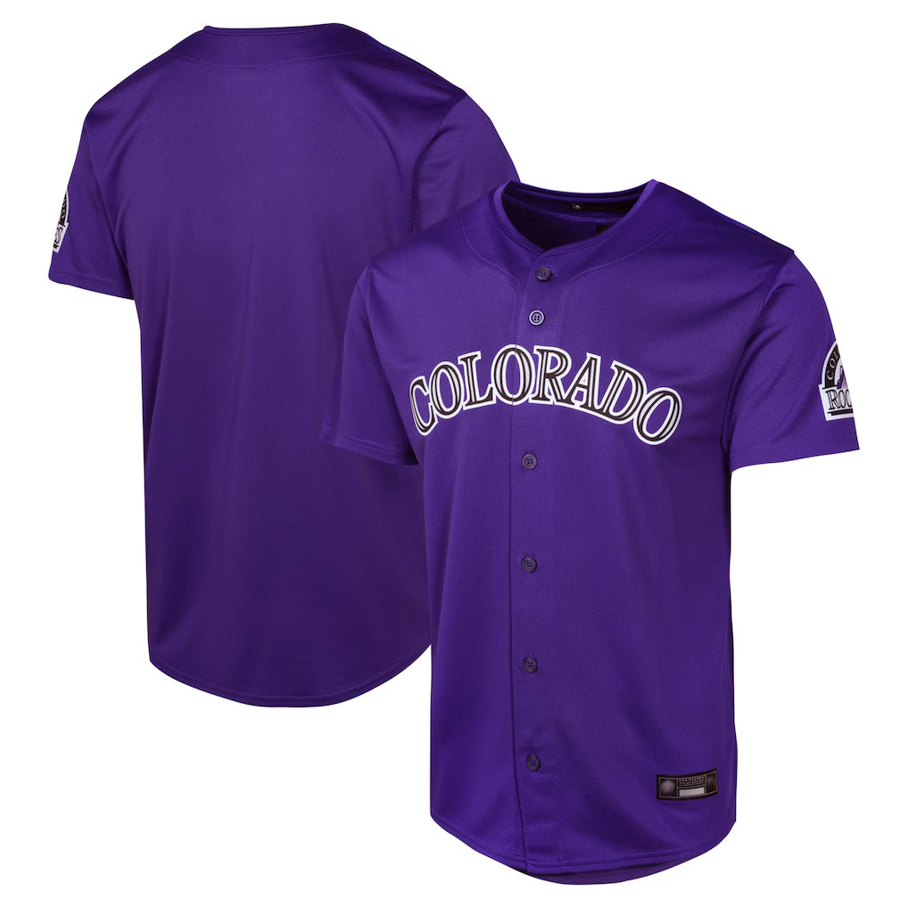 C.Rockies ## Rockies Blank Player Purple Limited Home Game Fdoa Stitched Jerseys