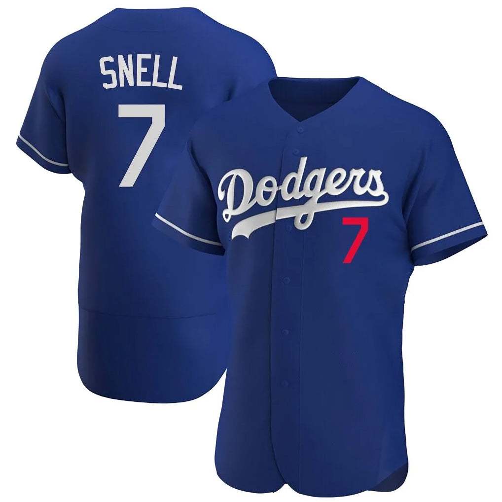 LA.Dodgers #7 Blake Snell Player Royal Limited Elite Home Fdoa Stitched Jerseys