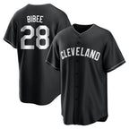 C.Guardians #28 Tanner Bibee Player Black Home Game Fdoa Stitched Jerseys