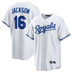 KC.Royals #16 Bo Jackson Player White Home Game Fdoa Stitched Jerseys
