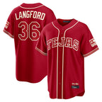 T.Rangers #36 Wyatt Langford Player Red 2026 City Connect Limited Fdoa Stitched Jerseys