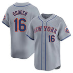 NY.Mets #16 Dwight Gooden Player Gray Road Limited Home Fdoa Stitched Jerseys