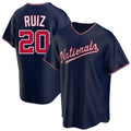 W.Nationals #20 Keibert Ruiz Player Navy Replica Game Fdoa Stitched Jerseys