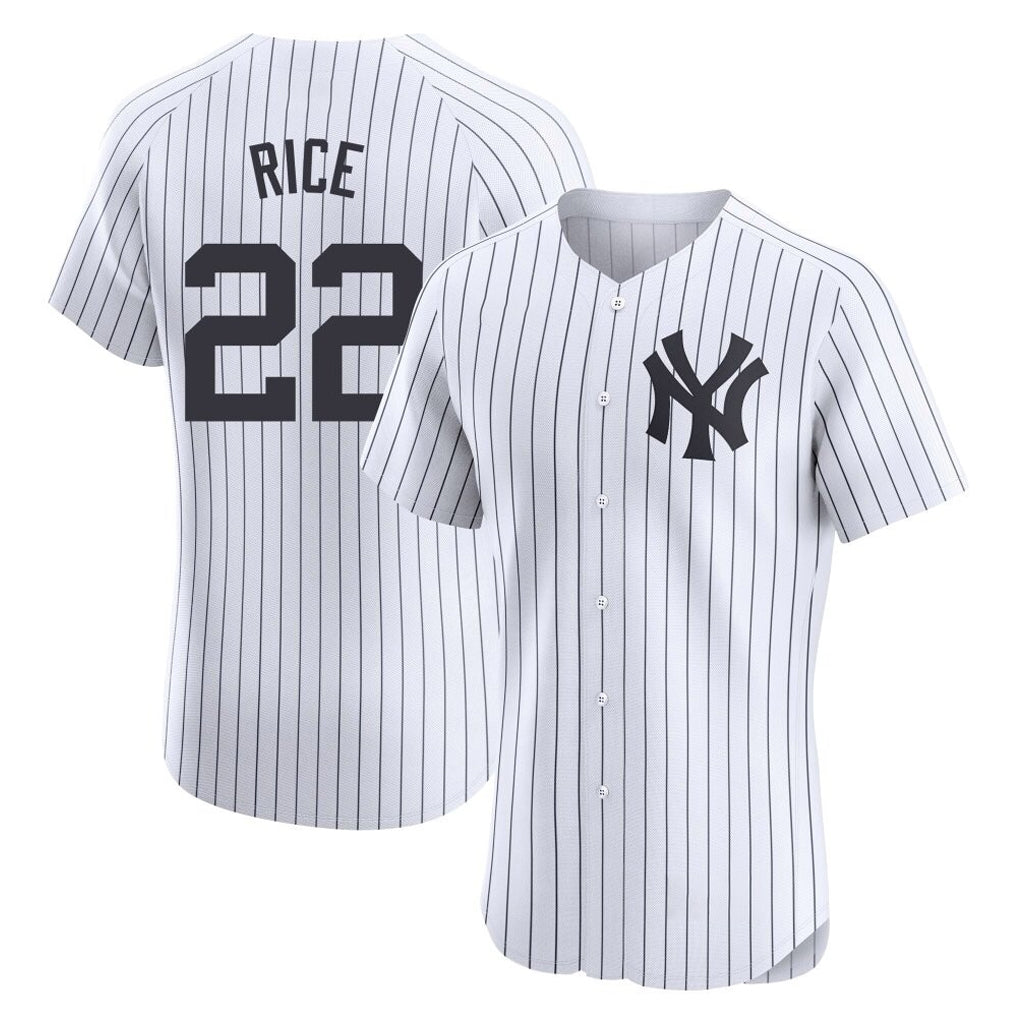 NY.Yankees #22 Ben Rice Player White Limited Elite Home Fdoa Stitched Jerseys