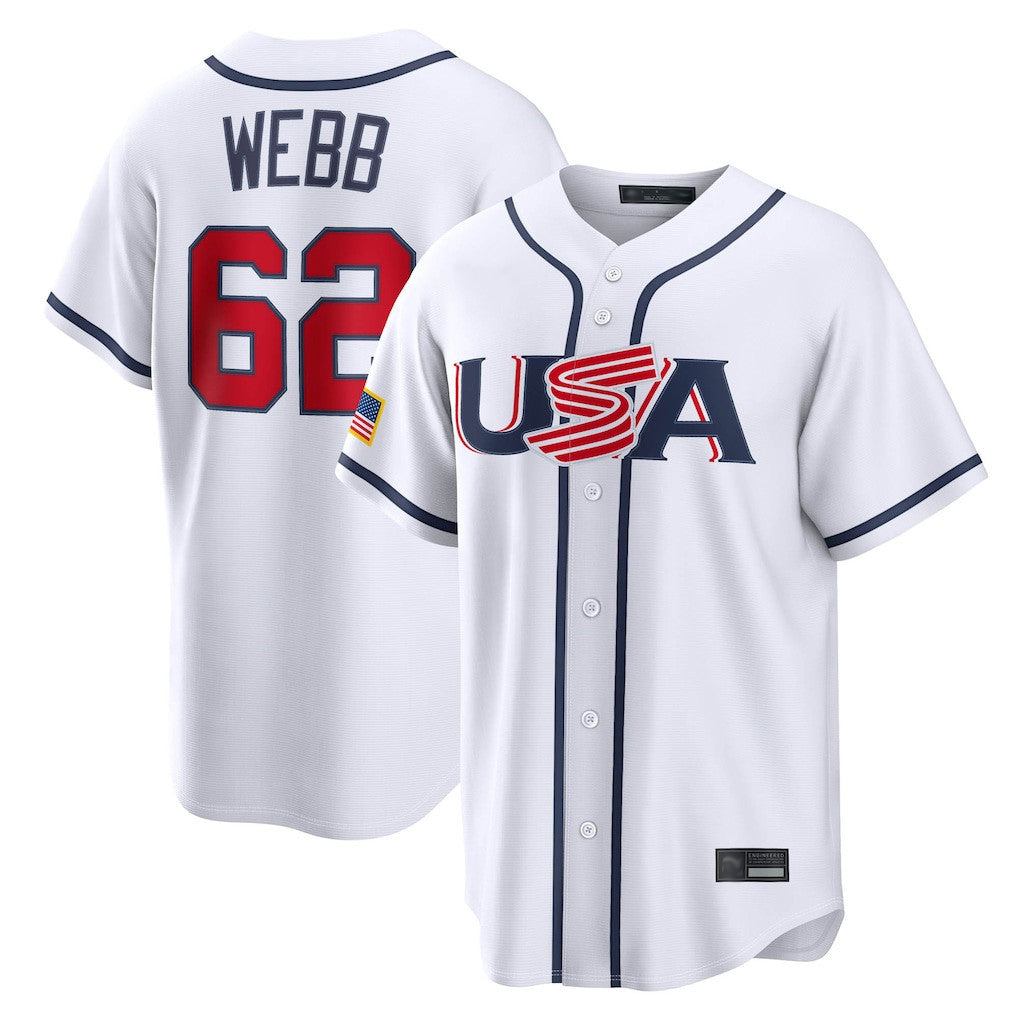 SF.Giants #62 Logan Webb Player Navy USA 2026 World Classic Road Limited Fdoa Stitched Jerseys