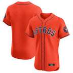 H.Astros ## Astros Blank Player Orange Home Limited Elite Fdoa Stitched Jerseys