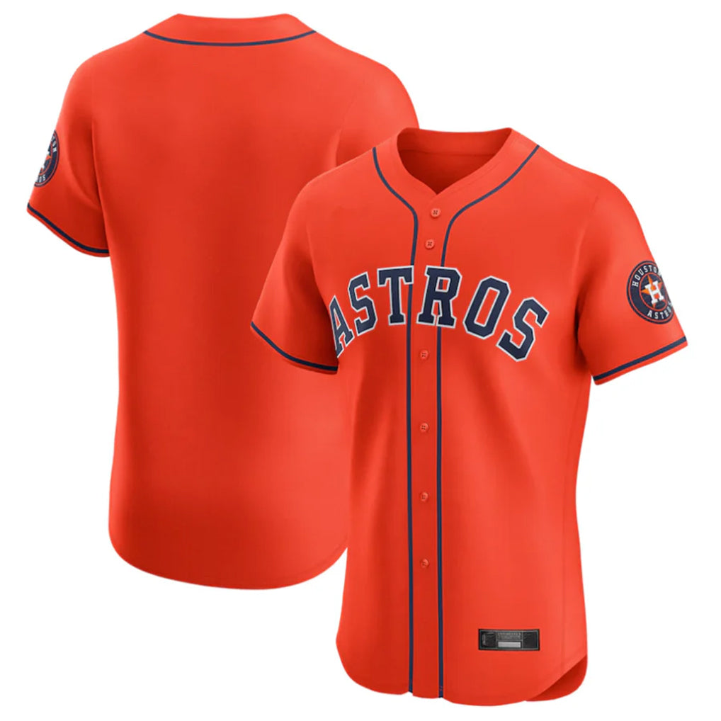 H.Astros ## Astros Blank Player Orange Home Limited Elite Fdoa Stitched Jerseys