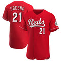 C.Reds #21 Hunter Greene Player Red Limited Elite Home Fdoa Stitched Jerseys