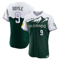 C.Rockies #9 Brenton Doyle Player Green City Connect Limited Elite Home Fdoa Stitched Jerseys