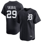 D.Tigers #29 Tarik Skubal Player Navy Home Limited Game Fdoa Stitched Jerseys