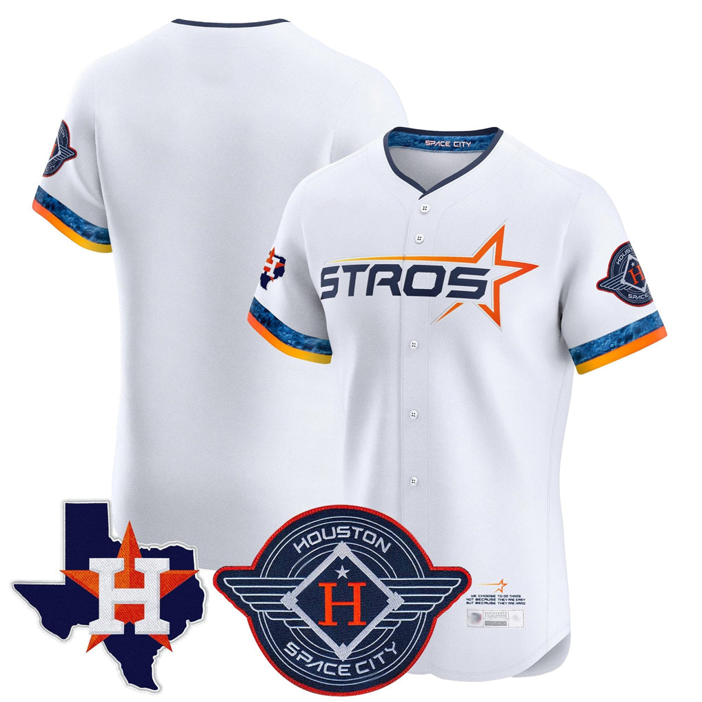 H.Astros ## Astros Blank Player White City Connect Texas Patch Vapor Premier Limited Elite Home Fdoa Stitched Jerseys