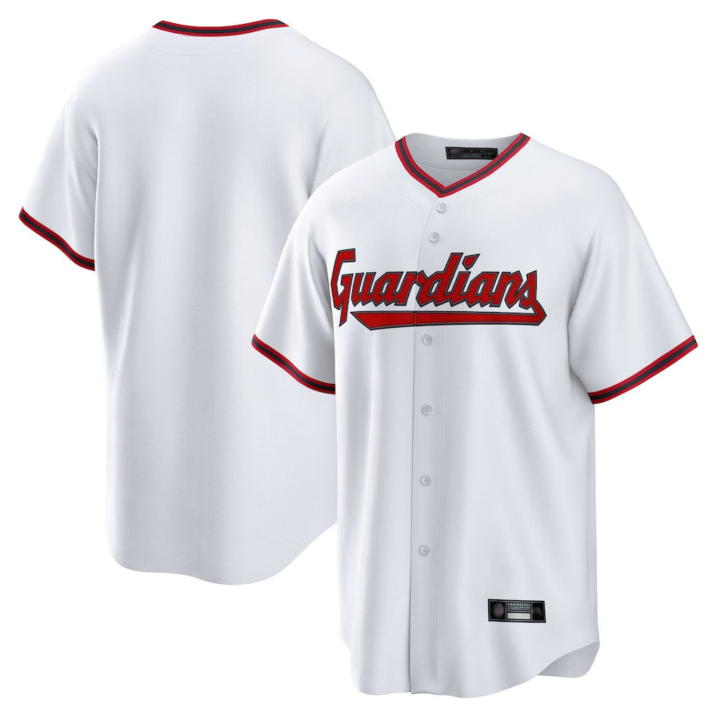 C.Guardians ## Guardians Blank Player White Game Home Fdoa Stitched Jerseys