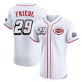C.Reds #29 TJ Friedl Player White Speedway Classic Limited Elite Home Fdoa Stitched Jerseys