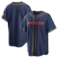 H.Astros ## Astros Blank Player Navy City Connect Home Game Fdoa Stitched Jerseys