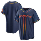 H.Astros ## Astros Blank Player Navy City Connect Home Game Fdoa Stitched Jerseys