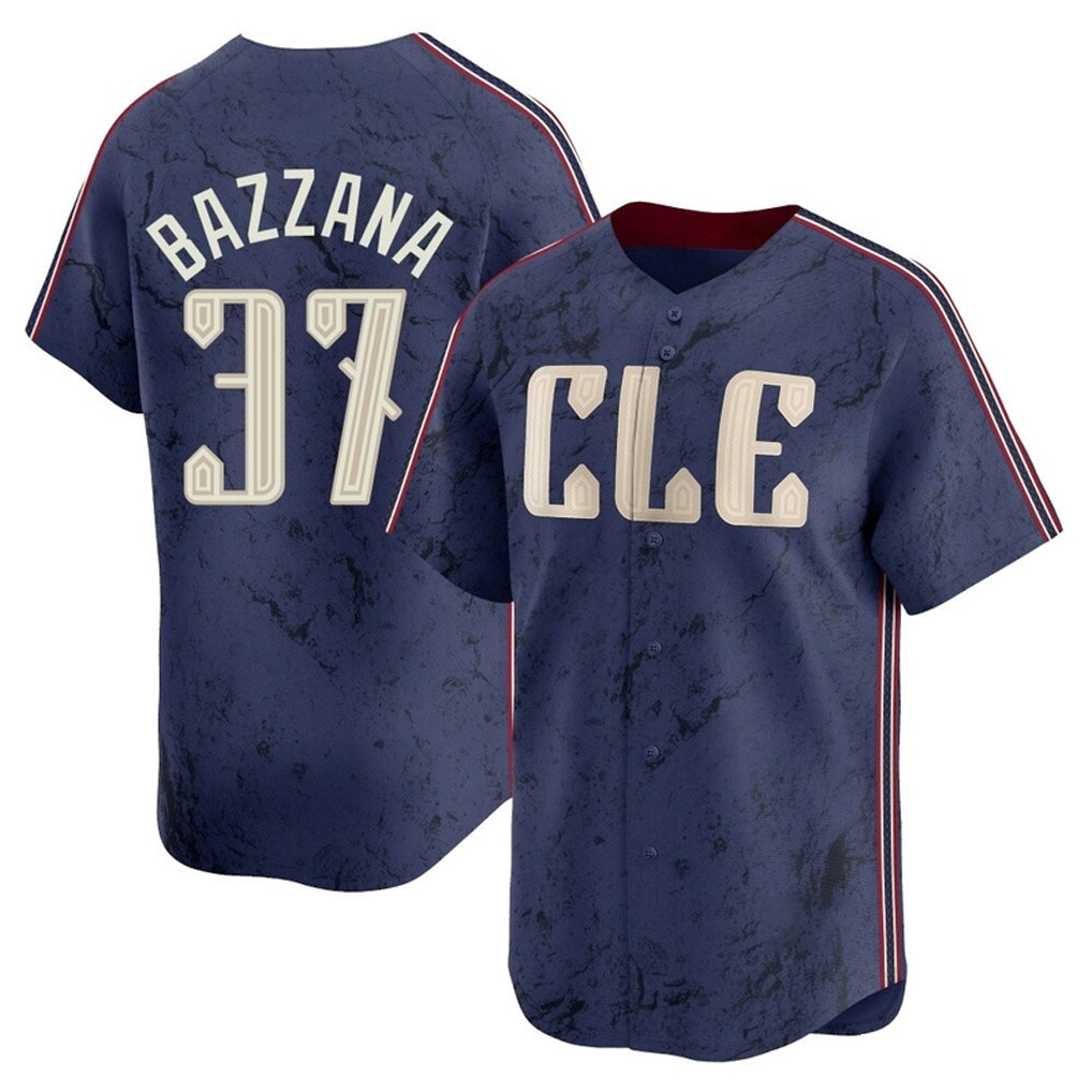 C.Guardians #37 Travis Bazzana Player Navy City Connect Limited Home Fdoa Stitched Jerseys