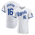 KC.Royals #16 Bo Jackson Player White Limited Elite Home Game Fdoa Stitched Jerseys