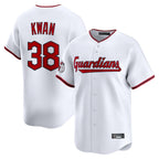 C.Guardians #38 Steven Kwan Player White Limited Home Game Fdoa Stitched Jerseys