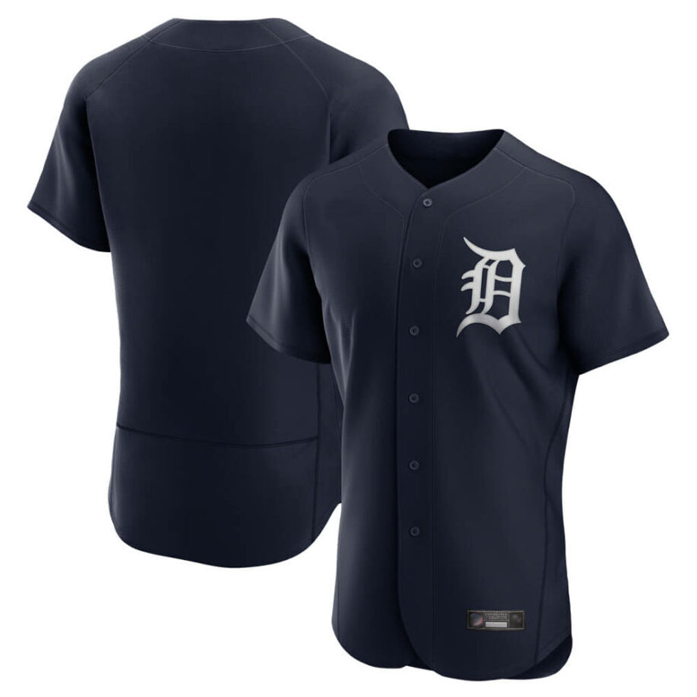 D.Tigers ## Tigers Blank Player Navy Home Limited Elite Fdoa Stitched Jerseys