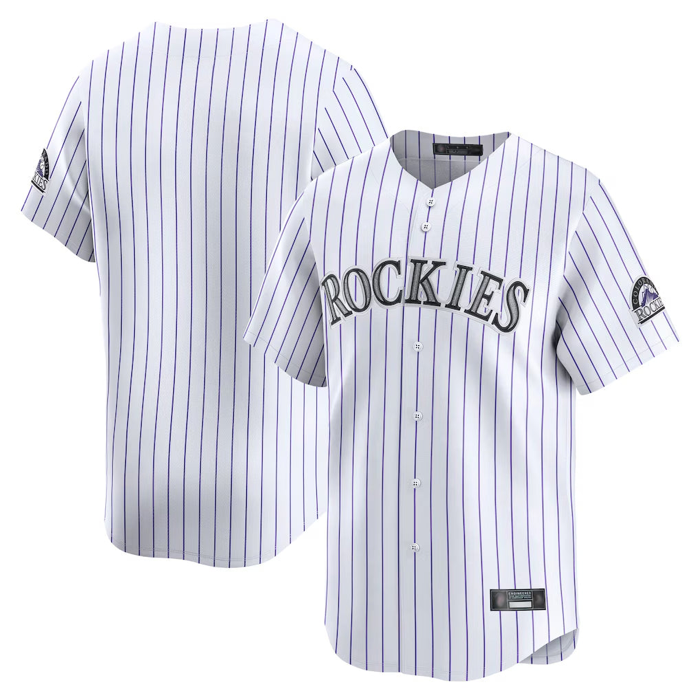 C.Rockies ## Rockies Blank Player White Limited Home Fdoa Stitched Jerseys