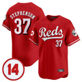C.Reds #37 Tyler Stephenson Player Red Vapor Premier Limited Home Fdoa Stitched Jerseys
