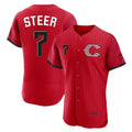 C.Reds #7 Spencer Steer Player Red 2026 City Connect Limited Elite Home Fdoa Stitched Jerseys